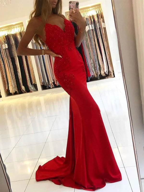 Sexy Backless Lace Beaded Mermaid Long Evening Prom Dresses, Evening Party Prom Dresses, PDS0093 Sexy Backless Lace Beaded Mermaid Long Evening Prom Dresses, Evening Party Prom Dresses, PDS0093