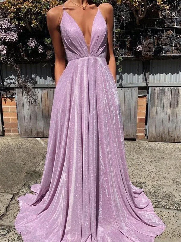 Simple Lilac Spaghetti Straps Cheap Long Evening Prom Dresses, Evening Party Prom Dresses, PDS0099 Simple Lilac Spaghetti Straps Cheap Long Evening Prom Dresses, Evening Party Prom Dresses, PDS0099