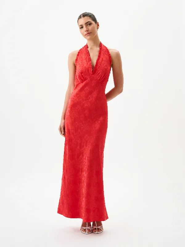 Roame Eilwen Dress in Scarlet Meadow