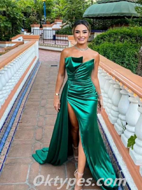 Sexy Soft Satin Sweetheart Side Slit Mermaid Long Floor Length Prom Dresses ,PDS0364 Sexy Soft Satin Sweetheart Side Slit Mermaid Long Floor Length Prom Dresses ,PDS0364