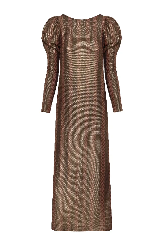 Saberia Dress / Gold