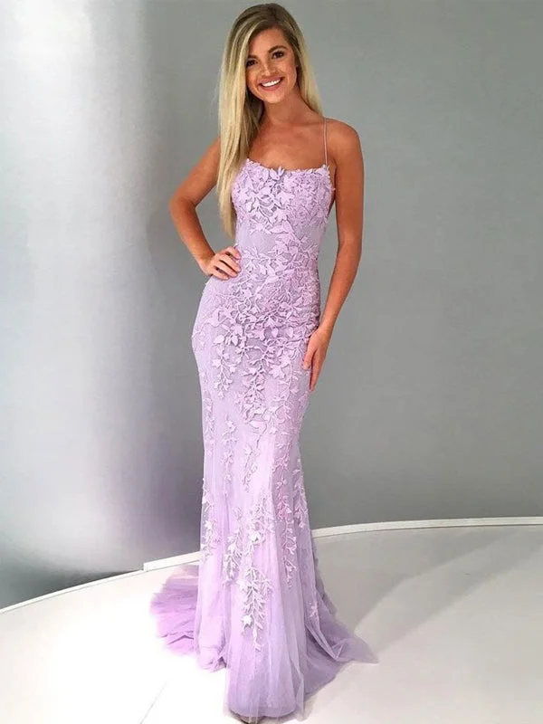 Sexy Backless Lace Mermaid Lilac Long Evening Prom Dresses, Cheap Custom Sweet 16 Dresses, PDS0088 Sexy Backless Lace Mermaid Lilac Long Evening Prom Dresses, Cheap Custom Sweet 16 Dresses, PDS0088