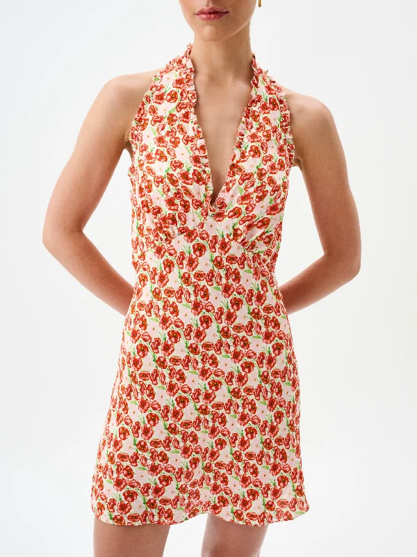 Roame Madeline Dress in Poppy