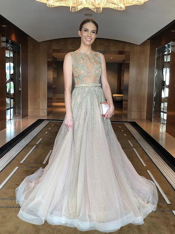 Charming Bateau Sleeveless Ball Gown Sequin Organza Long Cheap Formal Evening Prom Dresses, PDS0080 Charming Bateau Sleeveless Ball Gown Sequin Organza Long Cheap Formal Evening Prom Dresses, PDS0080