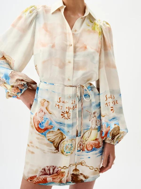 Roame Camille Dress in Oracle