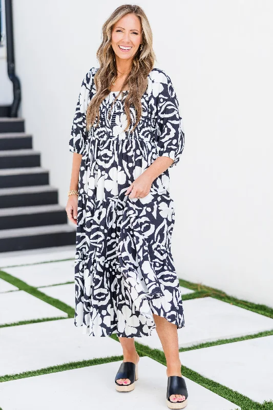 Out And About My Life Dress, Black