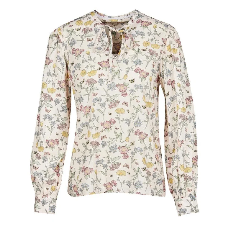 Barbour Esme Ladies Blouse - Multi Soft Modal Blouse