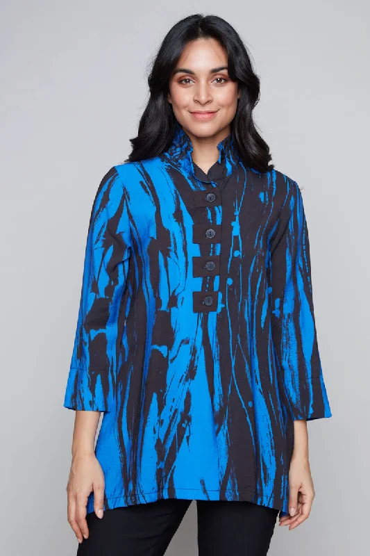 Claire Desjardins Breezy Wire Collar Blouse Slim Fit Blouse