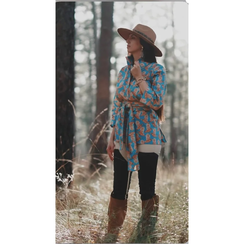 Quail Blouse Silky Draped Blouse