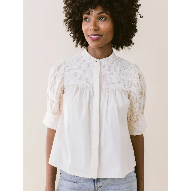 Laroque Sutton Blouse Double Button Blouse