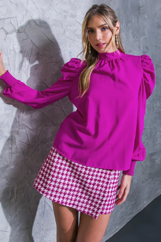 SET YOURSELF FREE BLOUSE Playful Puff Blouse