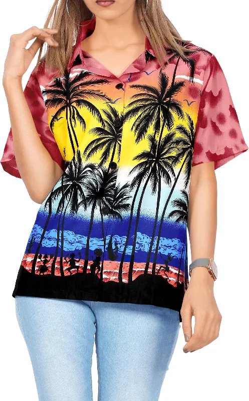 Women Hawaiian Shirt Beach Blouses Tank Top Aloha Casual Holiday Regular Fit Everyday Stylish Blouse Women Hawaiian Shirt Beach Blouses Tank Top Aloha Casual Holiday Regular Fit Everyday Stylish Blouse