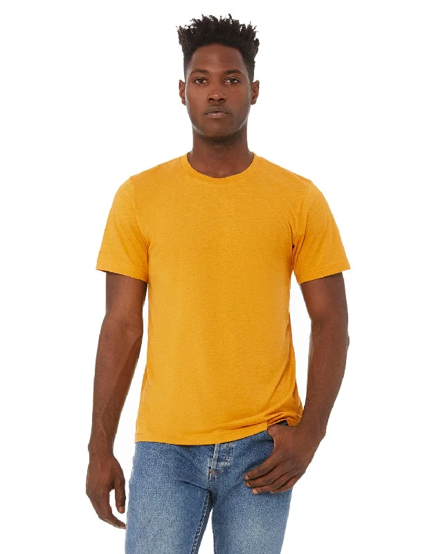Bella+Canvas Triblend T-Shirt | Mustard Triblend Rayon Fabric Velvet Fabric Corduroy Fabric