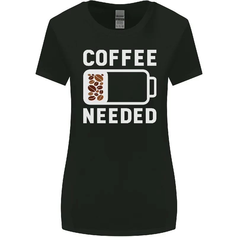 Coffee Needed Funny Addict Womens Wider Cut T-Shirt Fitted T-Shirt Seamless Stretchy Coffee Needed Funny Addict Womens Wider Cut T-Shirt Fitted T-Shirt Seamless Stretchy