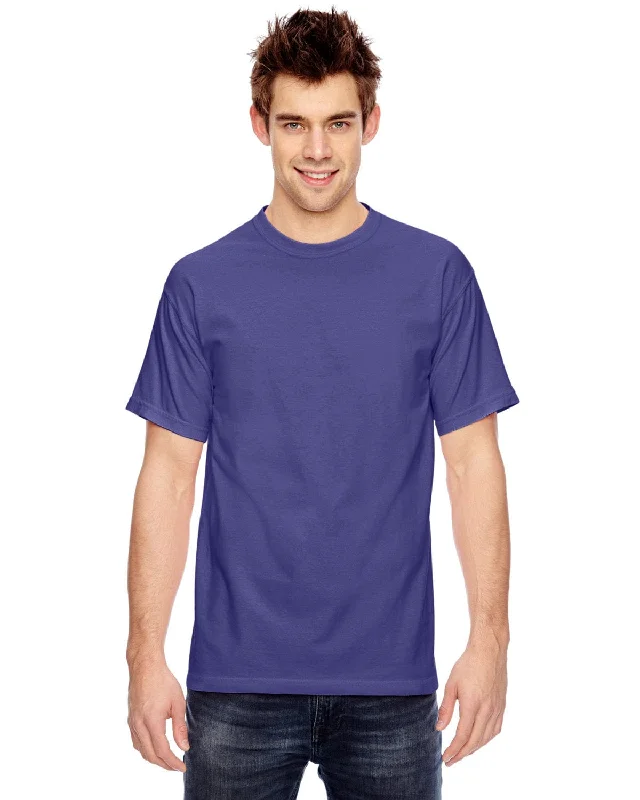 Comfort Colors Ringspun Garment-Dyed T-Shirt | Grape Mesh Blend Leather Blend Suede Blend