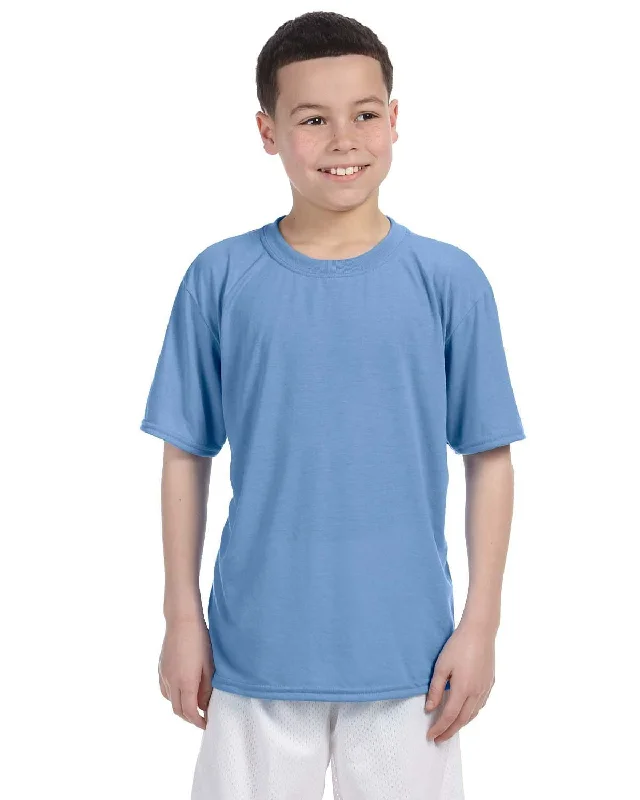 Gildan Youth 4.5 oz. Performance T-Shirt | Carolina Blue Anti-Shrink Durable Soft