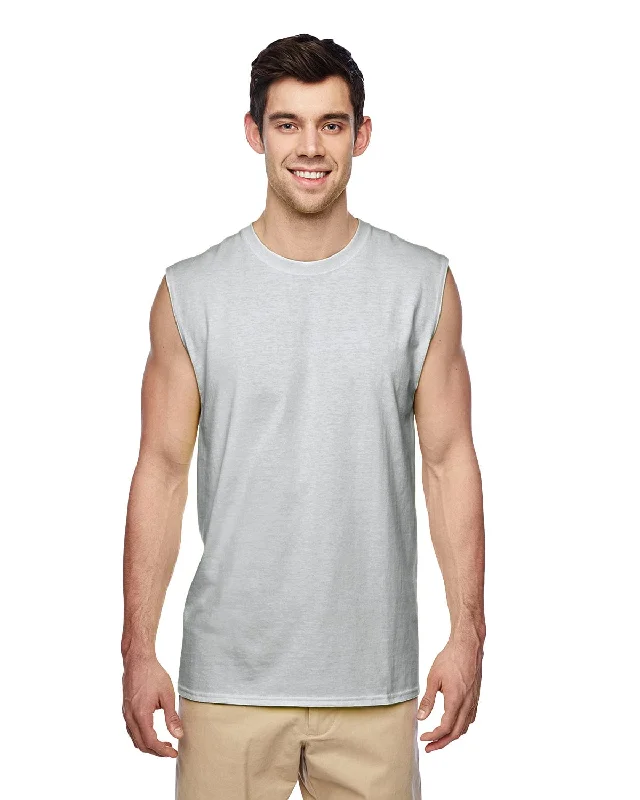 Jerzees Dri-POWER Sleeveless Shooter T-Shirt | Ash Cotton Fabric Linen Fabric Terry Fabric Jerzees Dri-POWER Sleeveless Shooter T-Shirt | Ash Cotton Fabric Linen Fabric Terry Fabric