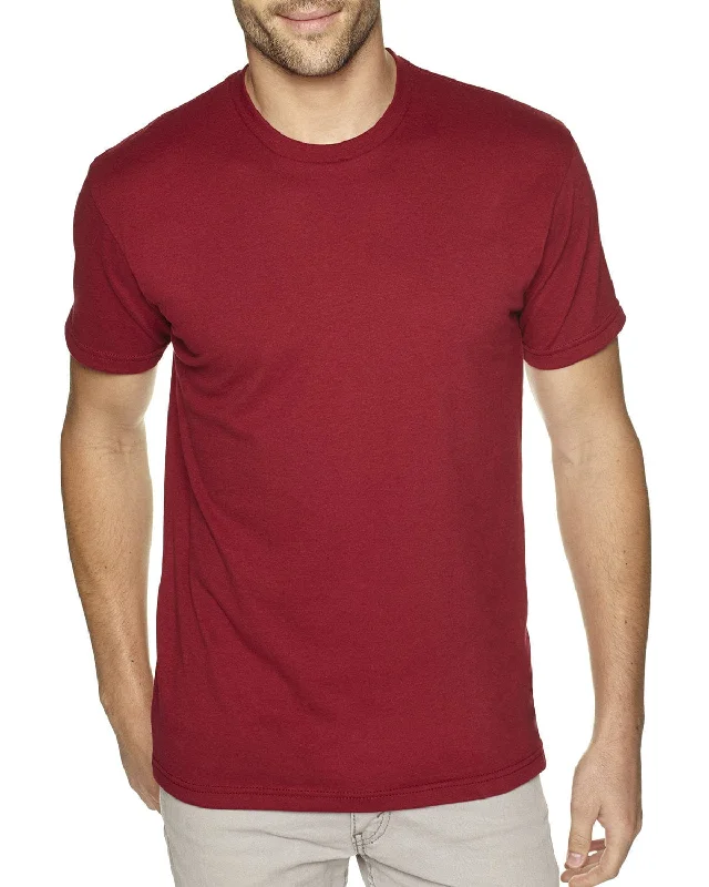 Next Level Mens Sueded T-Shirt | Cardinal Cozy Warm Stylish