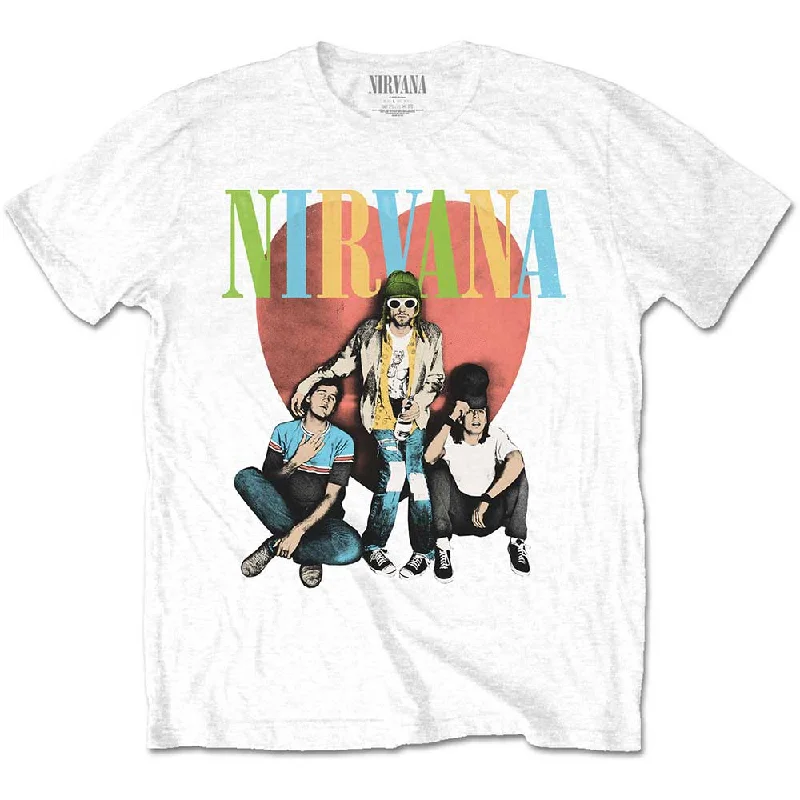 Nirvana | Official Band T-Shirt | Trapper Hat Front Pockets Side Pockets Patch Pockets