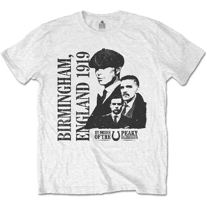 Peaky Blinders | Official Band T-Shirt | England 1919 Nylon Fabric Polyester Fabric Spandex Fabric