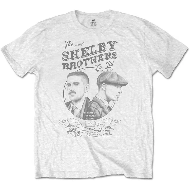 Peaky Blinders | Official Band T-Shirt | Shelby Brothers Circle Faces Lace Blend Ribbed Blend Corduroy Blend
