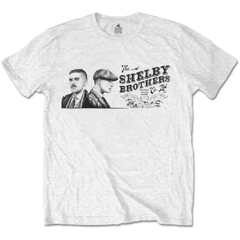Peaky Blinders | Official Band T-Shirt | Shelby Brothers Landscape Hooded Caped Shawl Collar