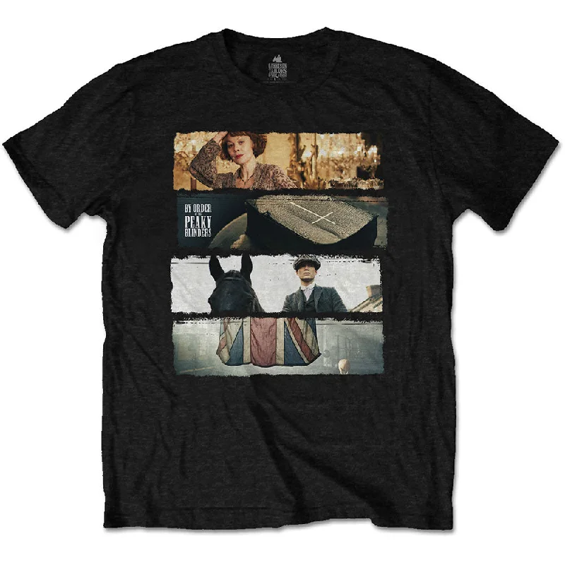 Peaky Blinders | Official Band T-Shirt | Slices Spandex Blend Rayon Blend Denim Blend