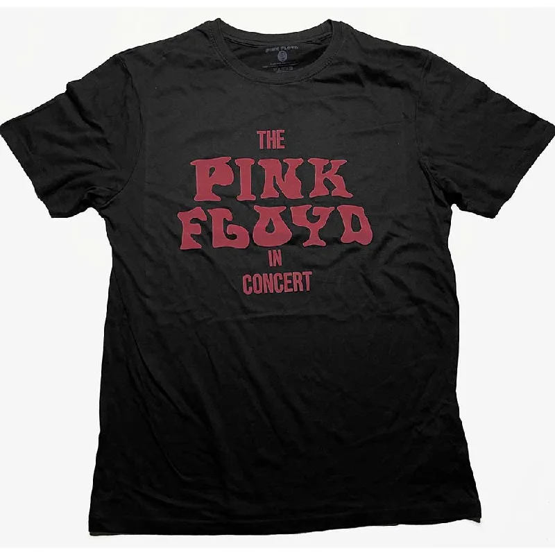 Pink Floyd | Official Band T-Shirt | In Concert (Puff Print) Cashmere Blend Cotton Blend Poly Blend Pink Floyd | Official Band T-Shirt | In Concert (Puff Print) Cashmere Blend Cotton Blend Poly Blend