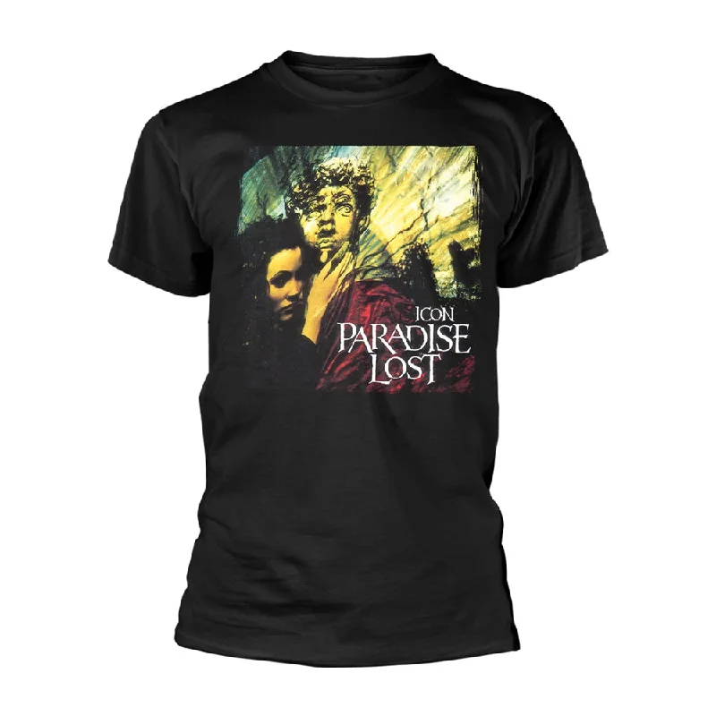 Paradise Lost Unisex T-shirt: Icon Print Jacquard Patchwork