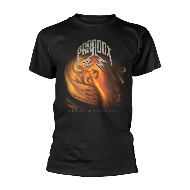 Paradox Unisex T-shirt: Product Of Imagination Embroidered Appliqued Beaded