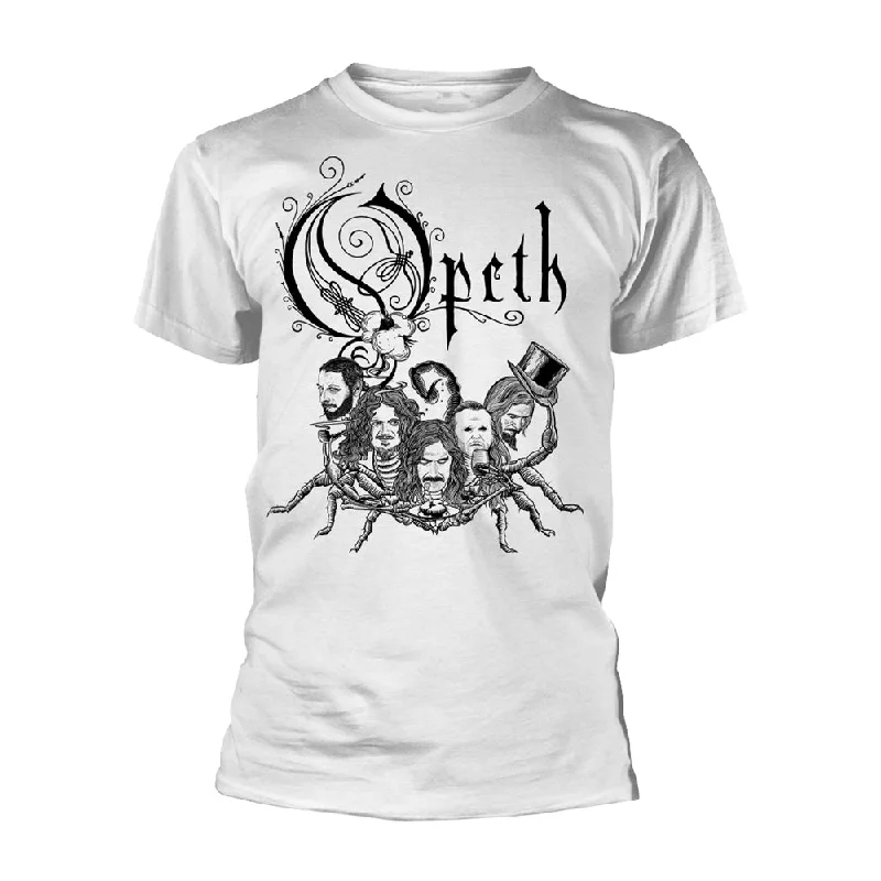 Opeth Unisex T-shirt: Scorpion Logo Knit Fabric Woven Fabric Fleece Fabric