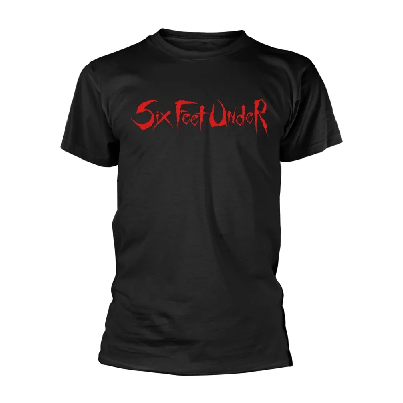 Six Feet Under Unisex T-shirt: Logo Machine Wash Dry Clean Hand Wash