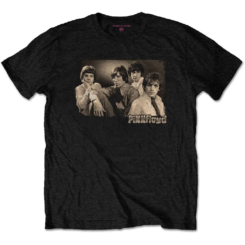 Pink Floyd | Official Band T-Shirt | Sepia Cravats Mesh Canvas Denim