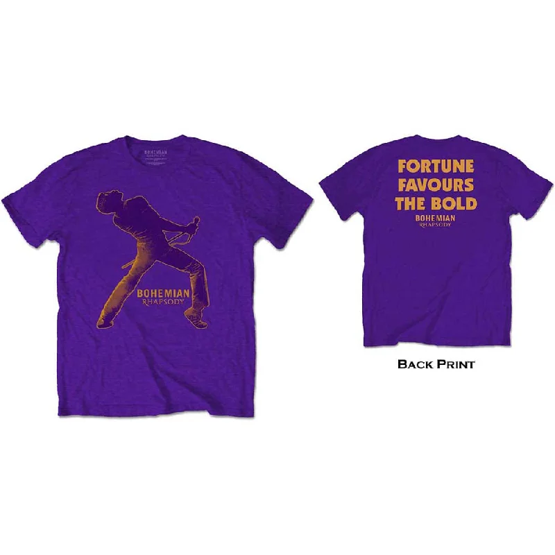 Queen | Official Band T-Shirt | Fortune (Back Print) Seamless Knitted Crochet