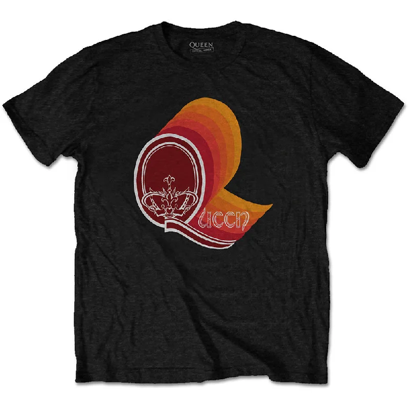 Queen | Official Band T-Shirt | Retro Logo Oversized T-Shirt Spandex breathable