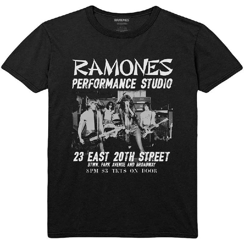 Ramones | Official Band T-Shirt | East Village Satin Blend Silk Blend Wool Blend