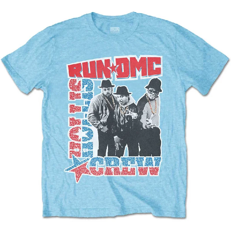 Run DMC | Official Band T-Shirt | Hollis Crew Zippered Front Buttoned Front Snap Front