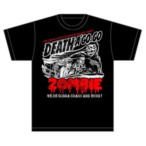 Rob Zombie | Official Band T-Shirt | Zombie Crash Zippered Front Buttoned Front Snap Front