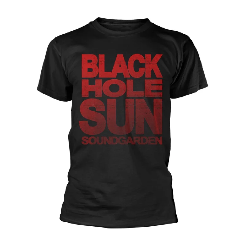 Soundgargen Unisex T-shirt: Black Hole Sun Chenille Brocade Lace