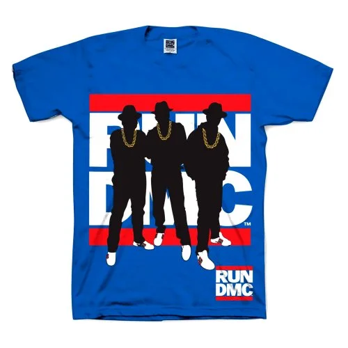 Run DMC | Official Band T-Shirt | Silhouette Knit Fabric Woven Fabric Fleece Fabric