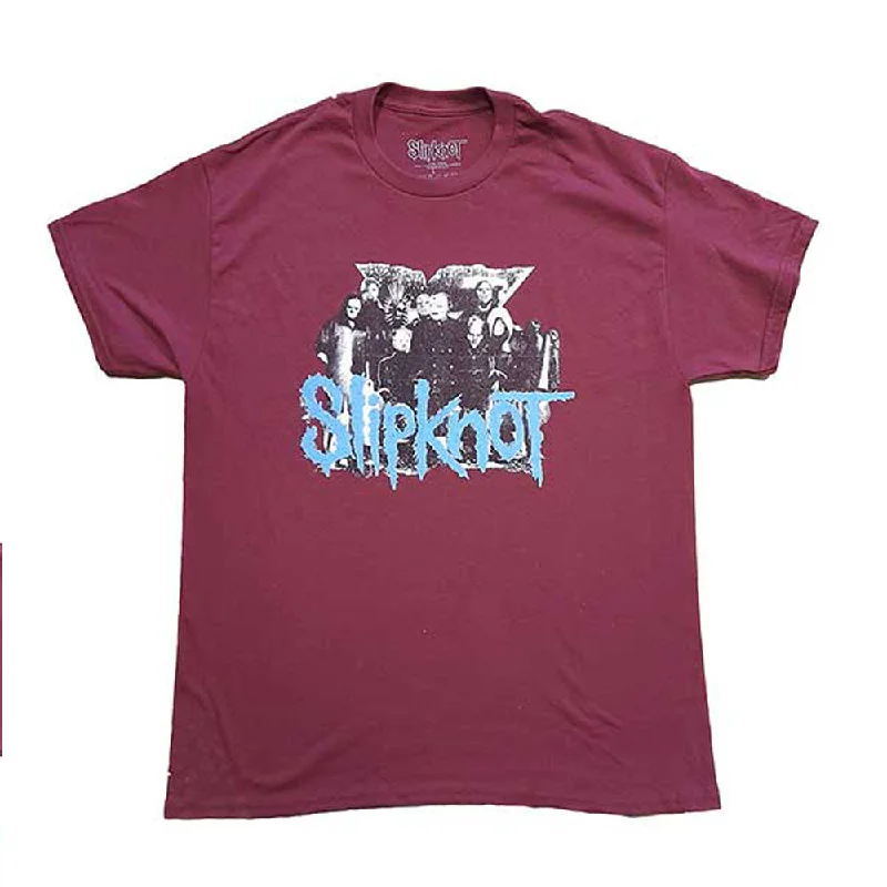 Slipknot | Official Band T-Shirt | Goat Logo Demon (Back Print) Zippered Front Buttoned Front Snap Front Slipknot | Official Band T-Shirt | Goat Logo Demon (Back Print) Zippered Front Buttoned Front Snap Front