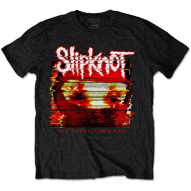 Slipknot | Official Band T-Shirt | Chapeltown Rag Glitch (Back Print) Thin T-Shirt Open Front Quick Dry Slipknot | Official Band T-Shirt | Chapeltown Rag Glitch (Back Print) Thin T-Shirt Open Front Quick Dry