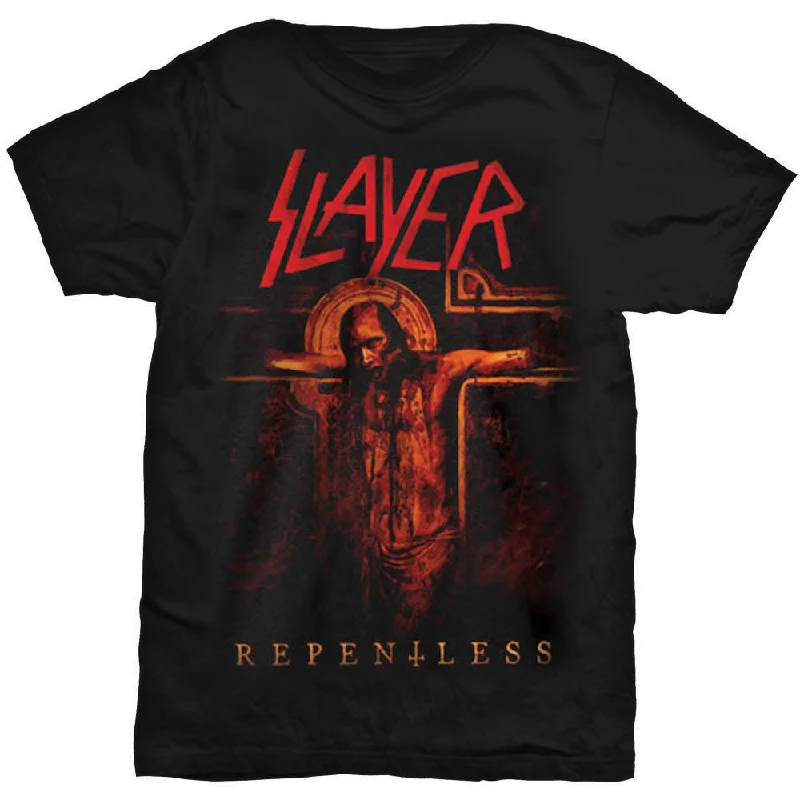 Slayer | Official Band T-Shirt | Crucifix Machine Wash Dry Clean Hand Wash