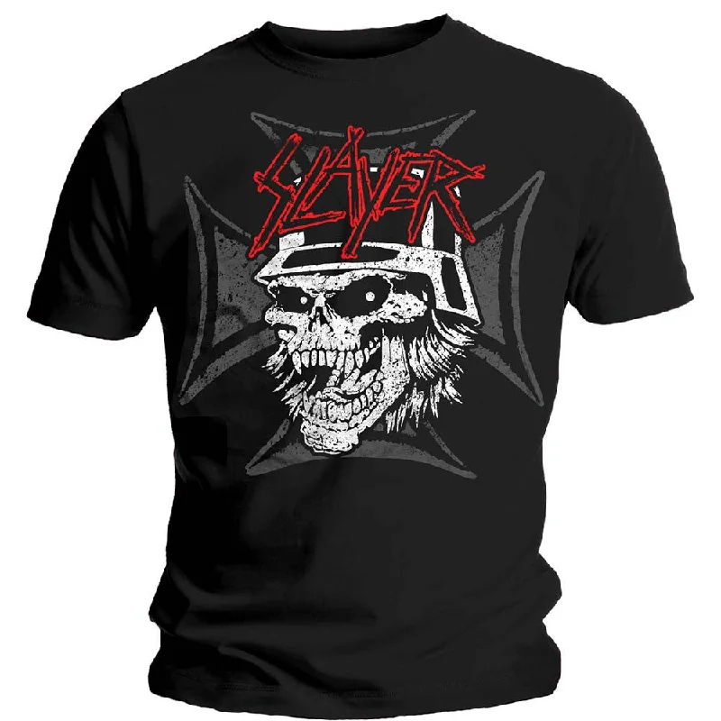 Slayer | Official Band T-Shirt | Graphic Skull Layered Multi-layer Single Layer