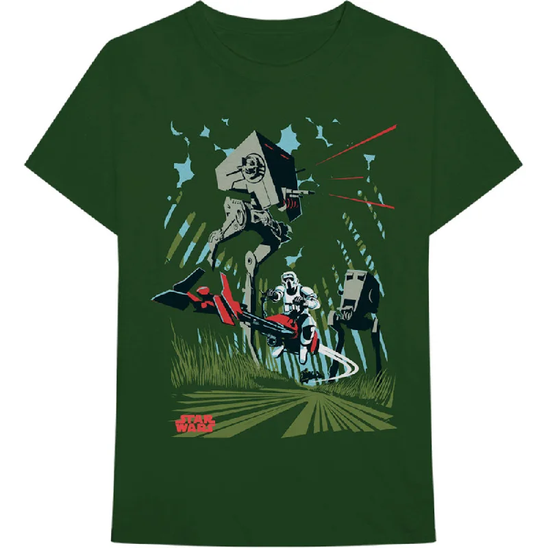 Star Wars | Official Band T-Shirt | AT-ST Archetype Embroidered Appliqued Beaded