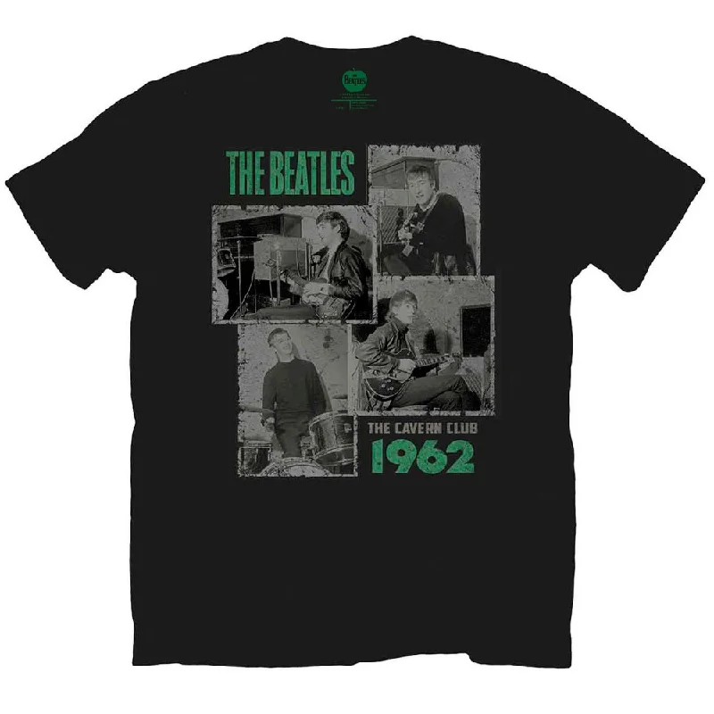 The Beatles | Official Band T-Shirt | Cavern Shots 1962. Hooded Caped Shawl Collar