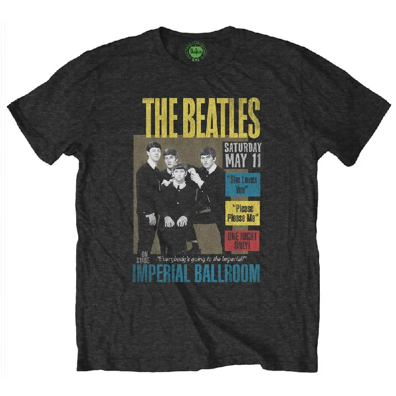 The Beatles | Official Band T-Shirt | Imperial Ballroom Polka Dot Checkered Tartan
