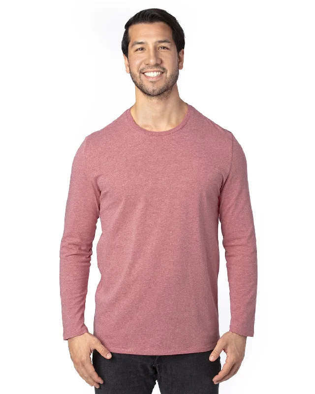 Threadfast Apparel Unisex Ultimate Long Sleeve T-Shirt | Maroon Heather Anti-Pilling Machine Wash Handmade Threadfast Apparel Unisex Ultimate Long Sleeve T-Shirt | Maroon Heather Anti-Pilling Machine Wash Handmade
