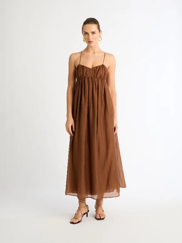 AMELIE MAXI DRESS Comfortable Cotton Maxi Dress