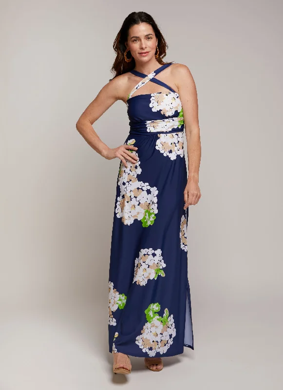 Bellevue Maxi Dress Hydranium Fashionable Off-Shoulder Maxi Dress